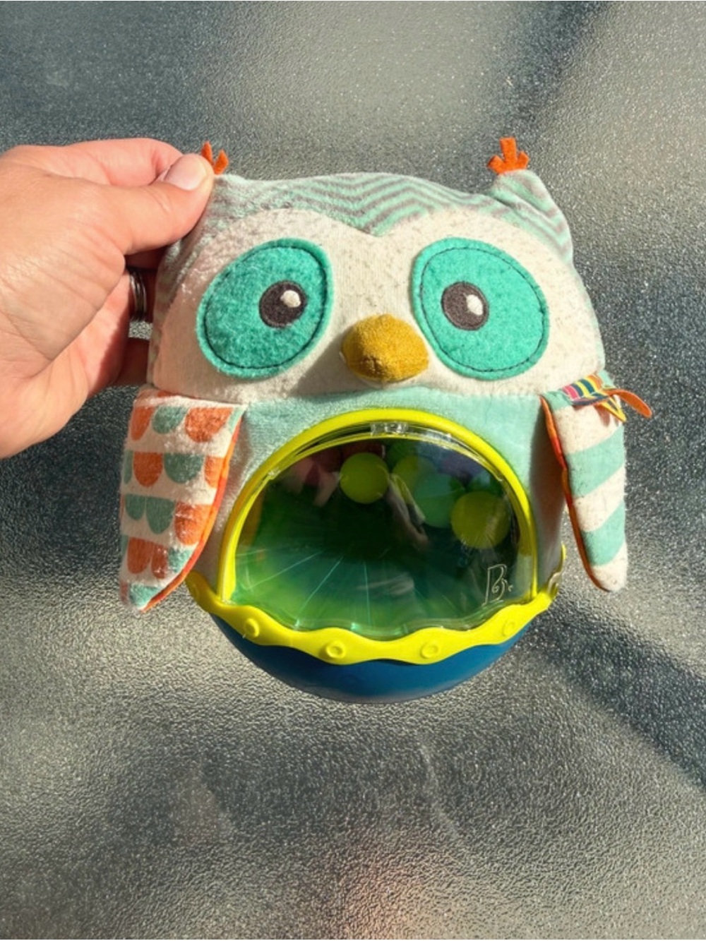 Wobbling Sensory Owl Toy